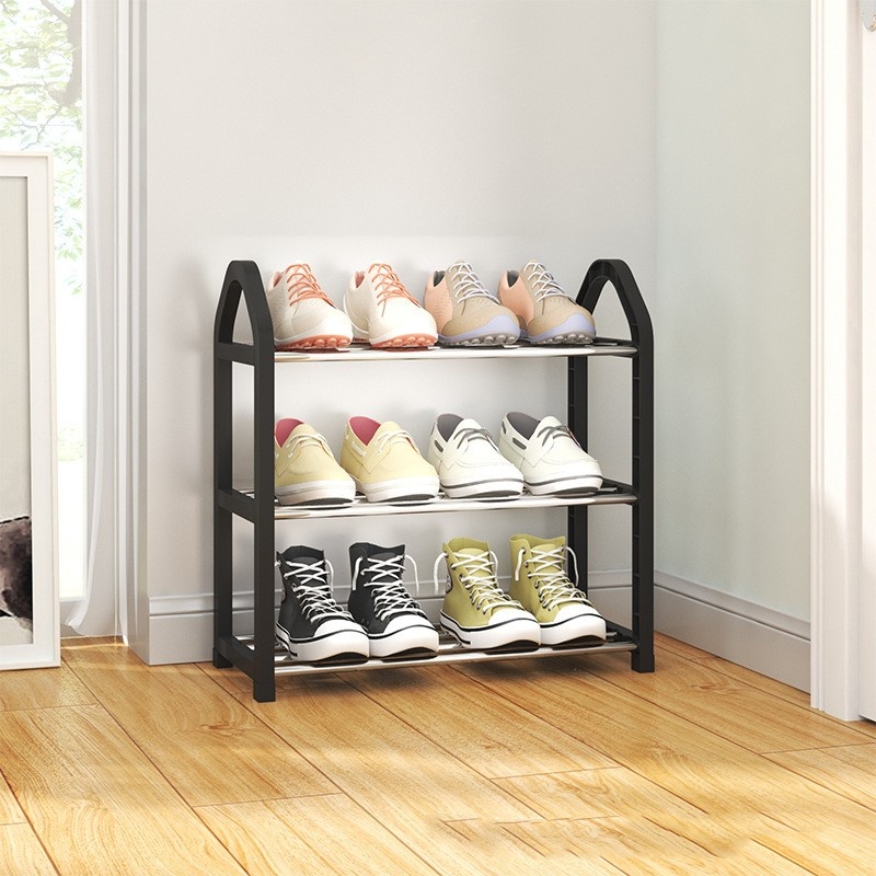 多层组装简易鞋架家用门口防尘收纳鞋柜宿舍经济型鞋架子置物架