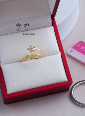 军恋纯银戒指兵哥哥送军嫂礼物