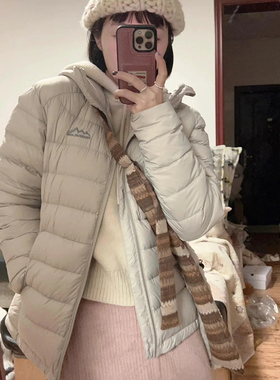 2025新款排骨羽绒服女轻薄白鸭绒短款宽松显瘦韩版连帽秋冬外套潮
