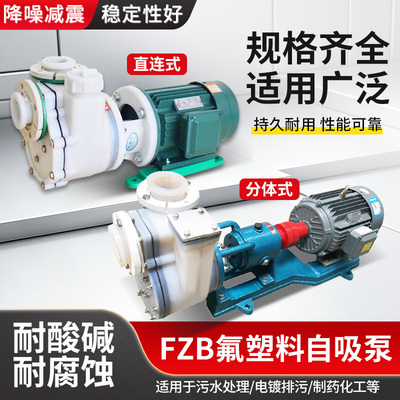 化工泵氟塑料合金自吸泵电动