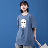 短袖T恤男港风夏季潮牌ins2021新款大码宽松百搭日系半袖上衣，男装T恤，星座414A-2（原B215-2）