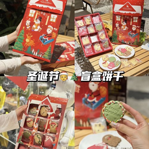 藤野小姐姐饼干圣诞盲盒日历本