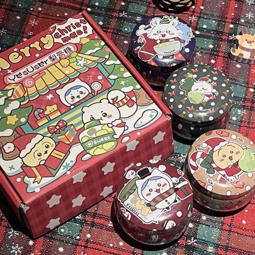 梨膏糖四罐装圣诞chiikawa礼盒装