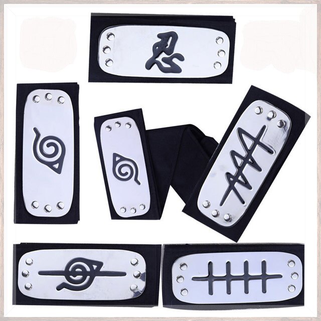 火影忍者护额木叶叛忍头戴发带鸣人卡卡西鼬学生cos道具动漫周边