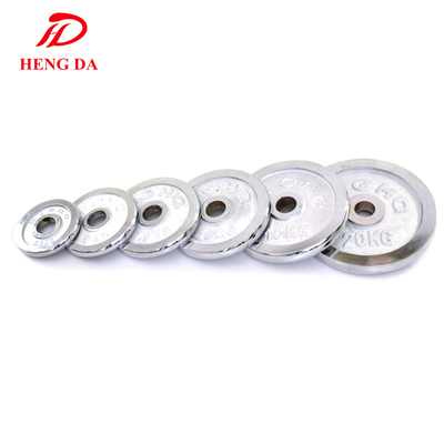 恒达哑铃健身器材专业电镀杠铃片