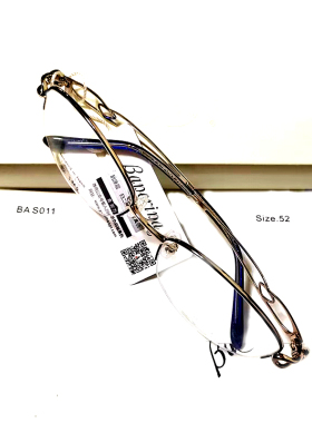 芭蕾眼镜架近视眼镜框 芭蕾眼镜 BAS011 COL.02 半框 B钛时尚女款