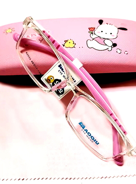 热销儿童眼镜架超轻儿童镜近视儿童眼镜框 毛球眼镜 82033 C5全框