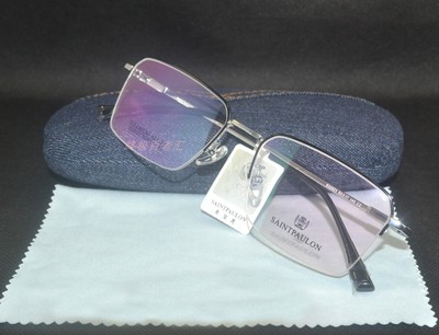 半框纯钛男款近视眼镜框时尚镜架