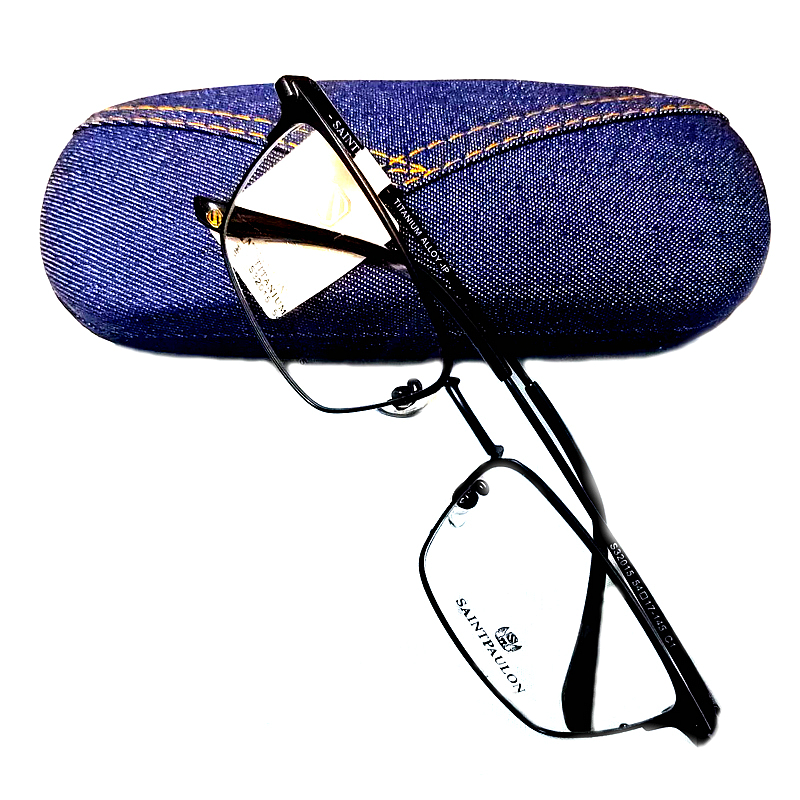 新款男款全框纯钛超轻时尚款眼镜