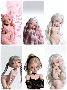 60张嘟嘟艾性感女孩BJD仿真娃娃手机壁纸IOS26景深高清屏保第二弹