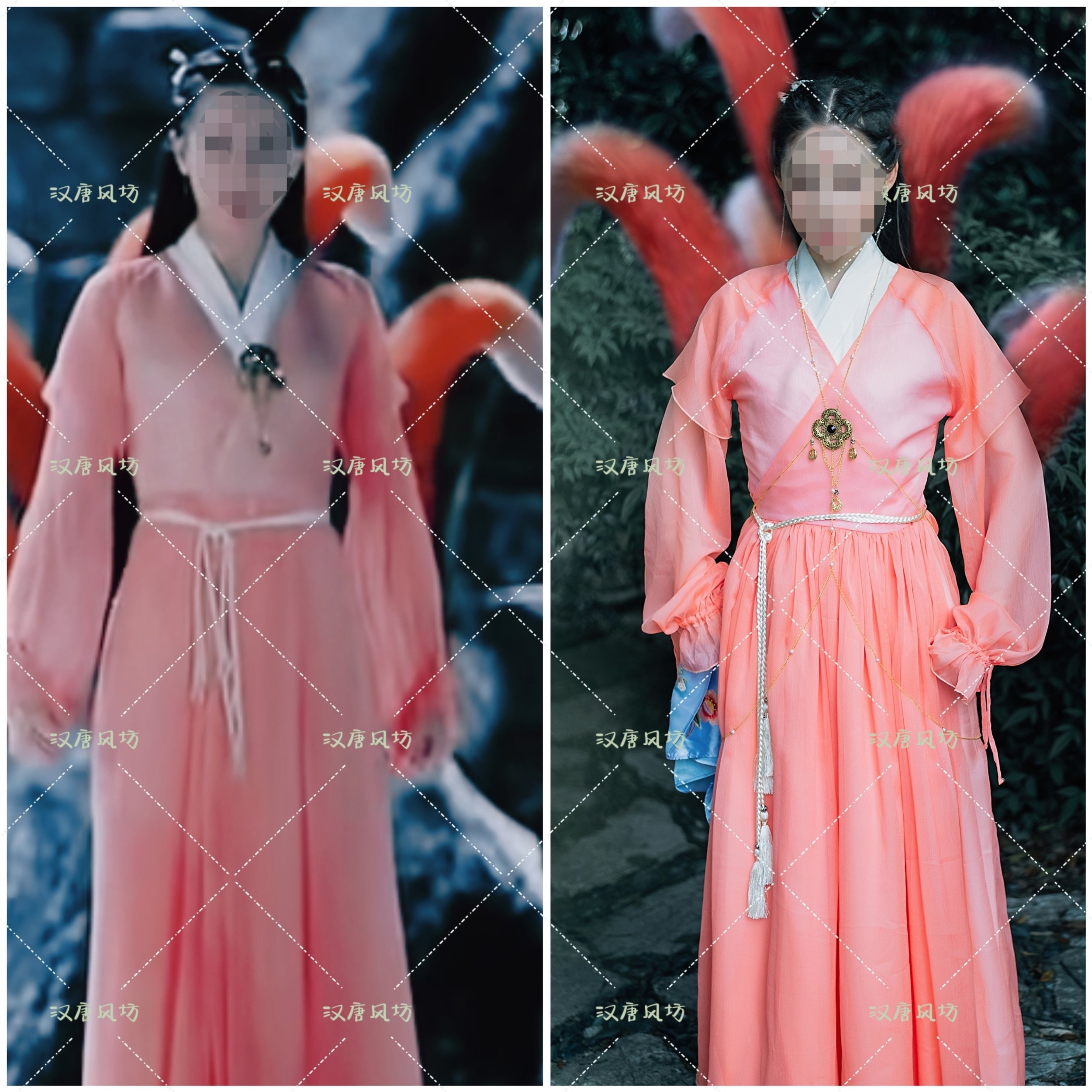 三生三世枕上书迪丽热巴青丘白凤九小狐狸同款古装仙女演出服仿妆