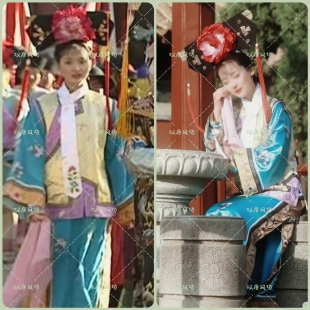 老版还珠格格王艳晴儿同款古装经典影视剧服装怀旧表演复古仿妆