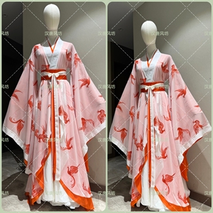 上海南京宫宴诗宴盛世国乐舞蹈服广袖大袖汉服古典舞古装演出服