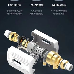 全屋横向前置过滤器家用自来水全自动反冲洗清农村井水全铜净水器