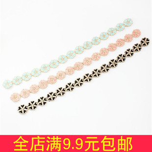 长条细发箍魔术贴粘头发成人发饰儿童头饰碎发发帖魔法刘海贴发带