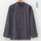 QINGHUANJI CHINESE STYLE TANG SUIT MENS LINEN ANCIENT COSTUME STAND COLLAR BUCKLE JACKET SPRING AND AUTUMN LOOSE RETRO TEA DRESS TOPS