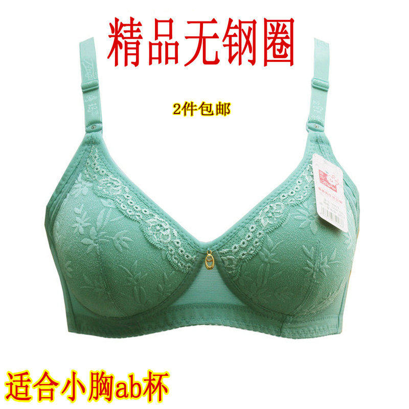 中老年人婷玛无钢圈文胸不变形内衣女士胸罩后扣聚拢舒适b杯小胸