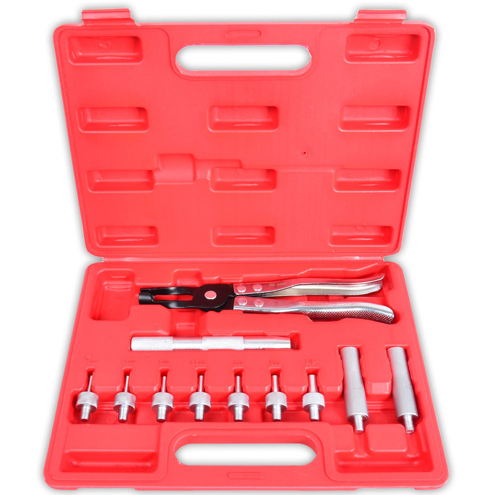 油封钳组套11件套弹簧拆装气门拔取钳汽修专用油封钳油封拆装工具