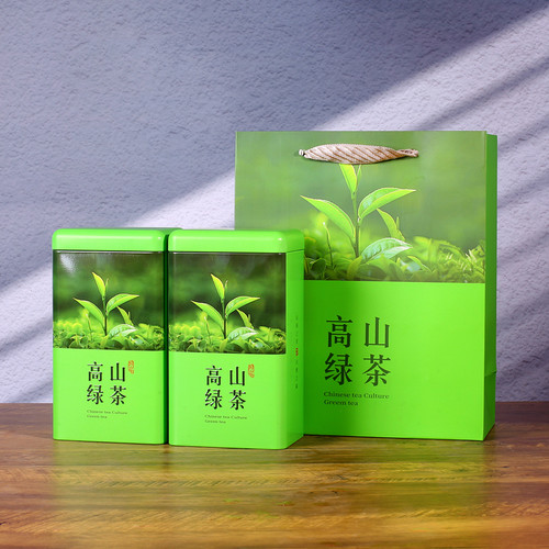 绿茶一斤装茶叶罐铁罐通用空礼盒