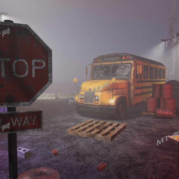 UE5虚幻5次世代写实破旧场景