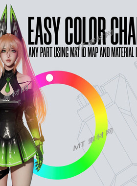 UE5.0虚幻5.0次世代虚拟数字人科斯莫兔女郎角色模型Cosmo Bunny