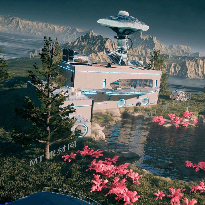 UE5次世代科幻外星世界场景