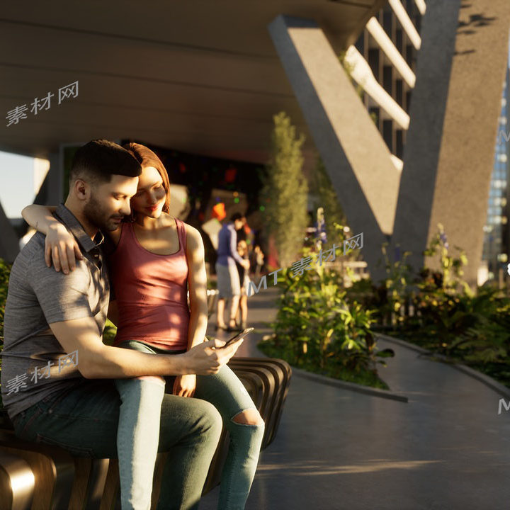 UE5次世代写实人类角色动画