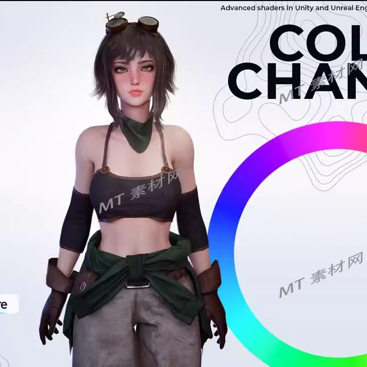 优三缔次世代赛博朋克机械女孩