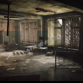 UE5虚幻5次世代写实城市街道建筑室内场景环境Abandoned Russian