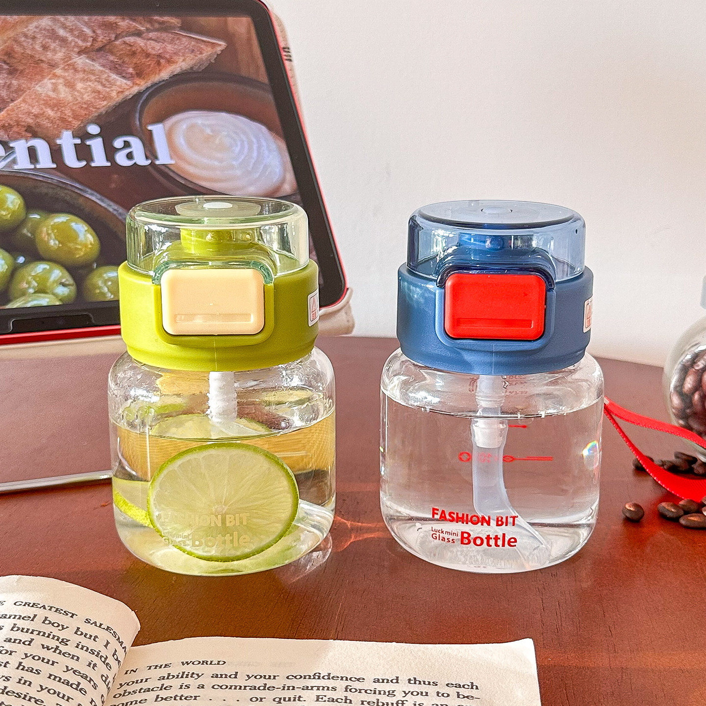 迷你玻璃杯夏季高硼硅透明咖啡杯女生高颜值儿童豆浆牛奶杯带刻度,餐饮具,玻璃杯,淘宝优惠券,粉丝福利购,淘宝优惠卷