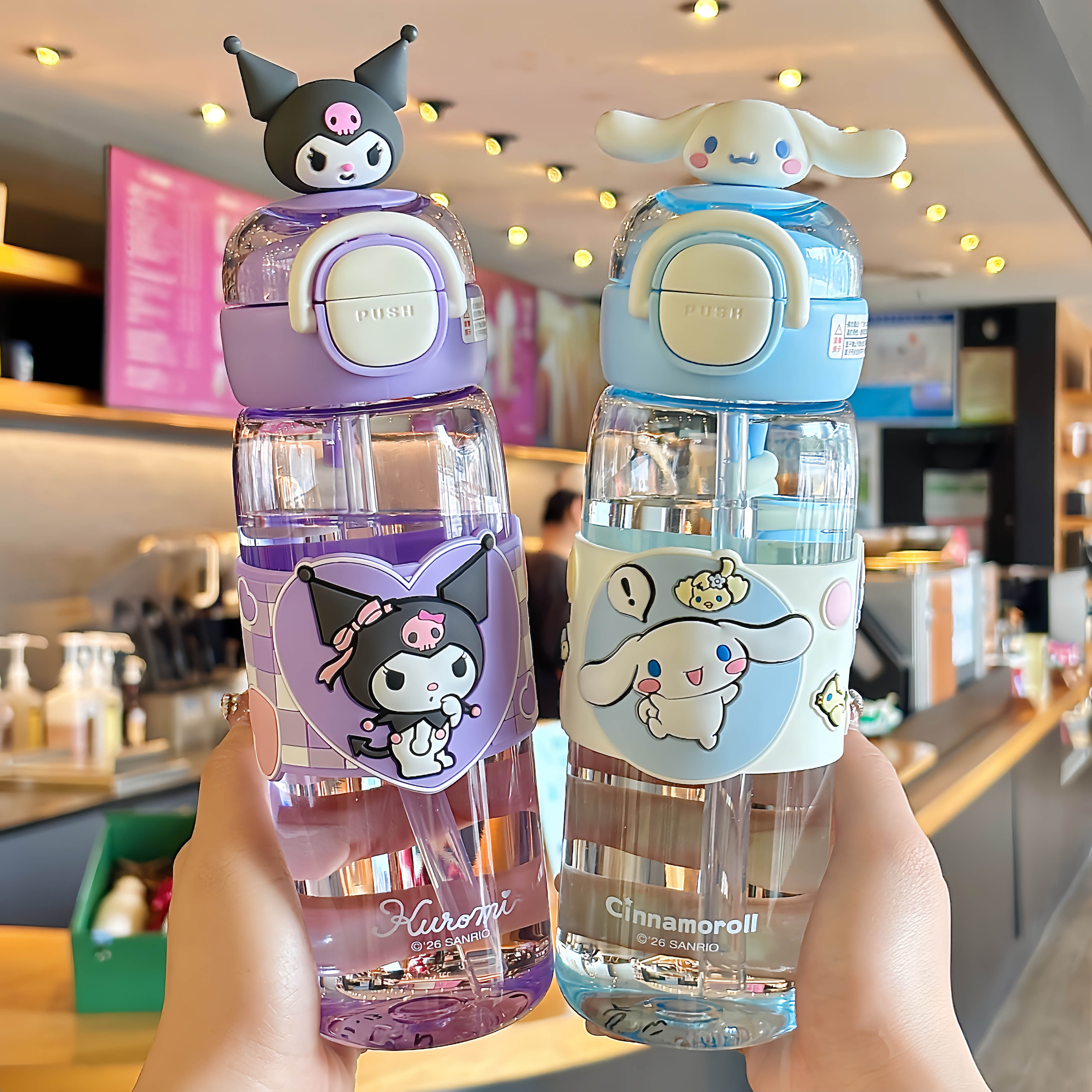 三丽鸥水杯女2025新款高颜值夏季吸管杯可爱学生tritan便携塑料杯,餐饮具,吸管杯,淘宝优惠券,粉丝福利购,淘宝优惠卷