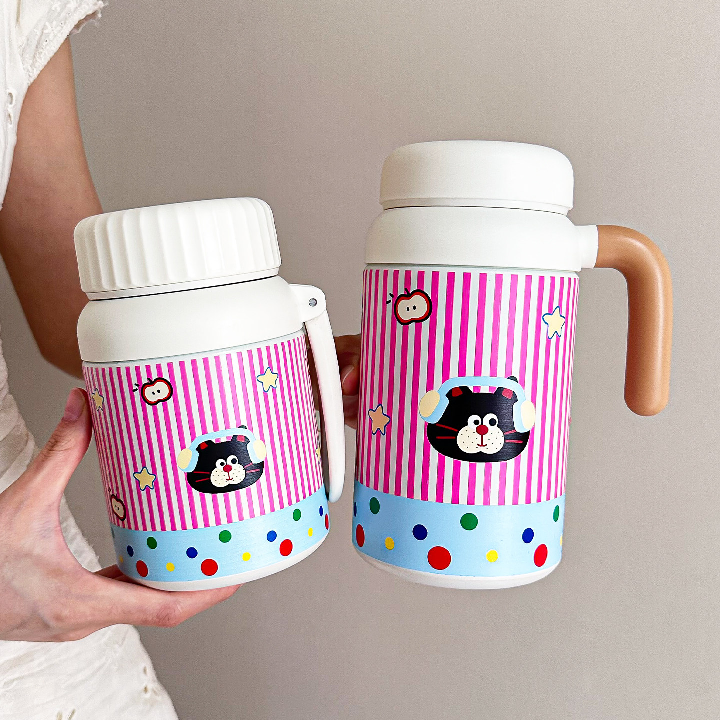 特别好看的保温杯女生高颜值手柄办公杯316不锈钢带滤网泡茶水杯,餐饮具,保冷/保温杯,淘宝优惠券,粉丝福利购,淘宝优惠卷