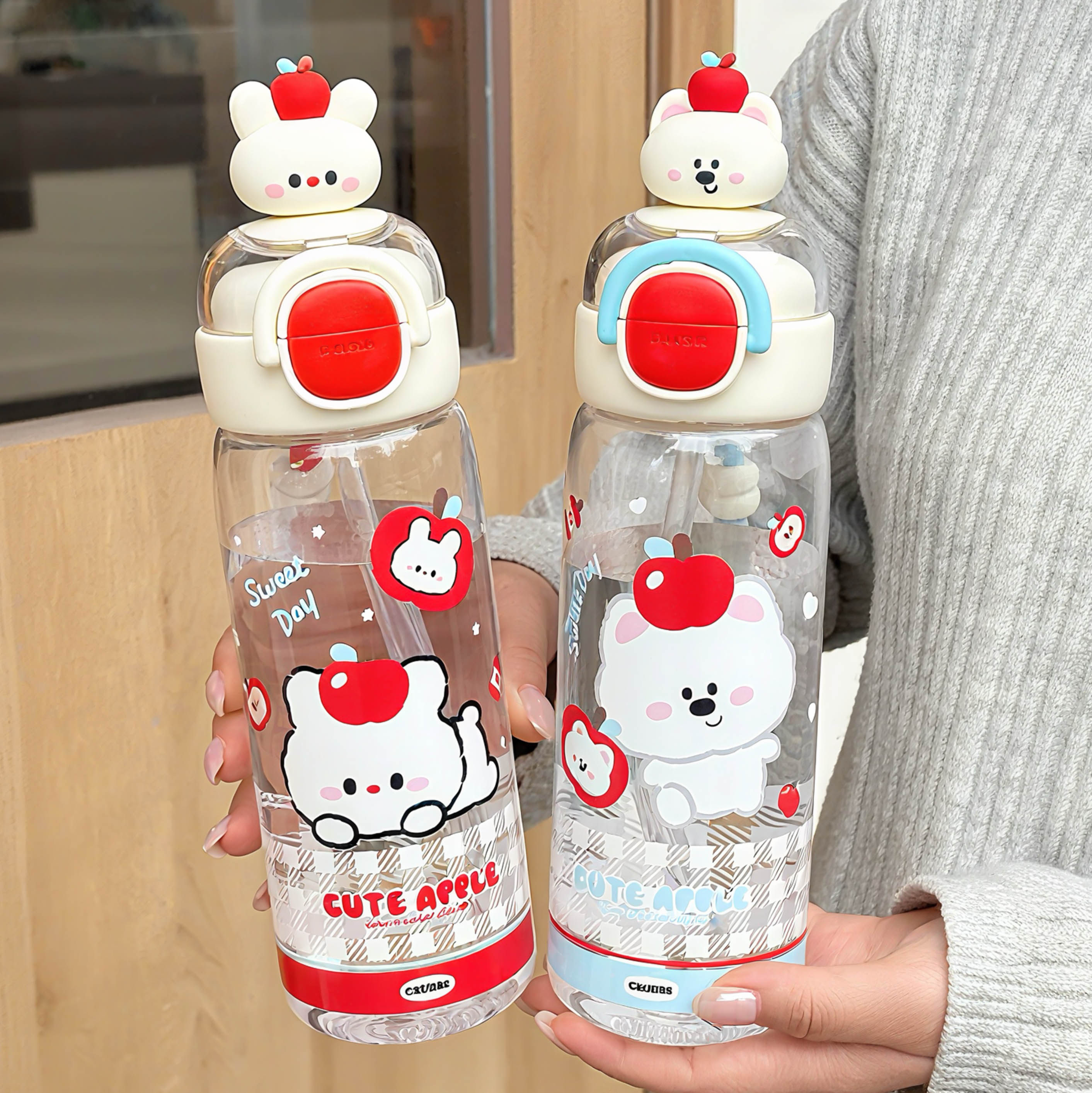 可爱儿童吸管杯夏季高颜值tritan塑料杯防摔便携学生水杯上学专用,餐饮具,吸管杯,淘宝优惠券,粉丝福利购,淘宝优惠卷
