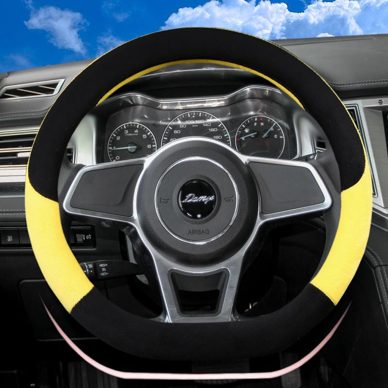 众泰t600方向盘套冬季毛绒t700大迈x5x7 rs7rs9 t300E200汽车把套