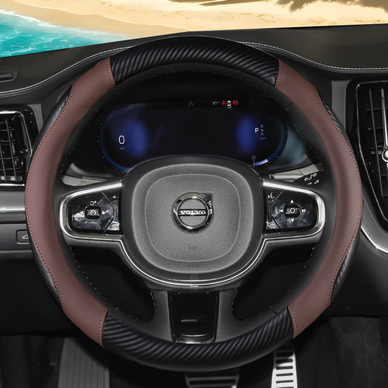 沃尔沃XC60/S80L方向盘套S90/S60L/XC40/V40把套专用免手缝四季