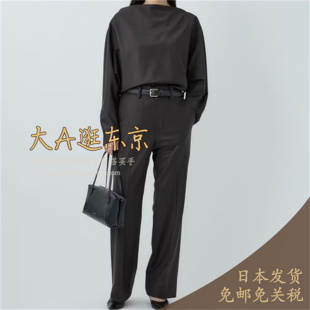 大A逛东京CHAOS日本代购 羊毛混通勤百搭休闲裤