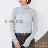 大A逛东京mica 4色0125408305 针织衫 deal日本代购 羊毛混高领薄款