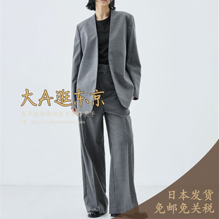 预约4月中 大A逛东京Edition日本代购 单扣气质西装休闲裤2色