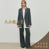 大A逛东京Edition日本代购 100％羊毛通勤百搭休闲裤 日本制