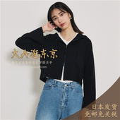 VIP7折大A逛东京qualite日本代购 拉链连帽短外套2色