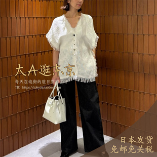 6折大A逛东京Edition日本代购 纯棉牛仔阔腿裤日本制