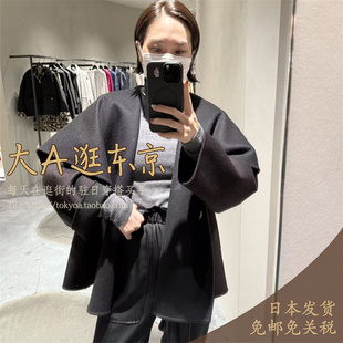 大A逛东京depareille日本代购 羊毛双面大衣外套B1154AFC118
