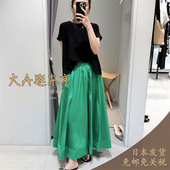 纯色半身裙3色日本制 大A逛东京mica deal日本代购 0125202151