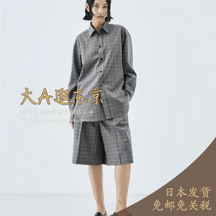 预约4月中 大A逛东京Edition日本代购 100％羊毛西装短裤日本制
