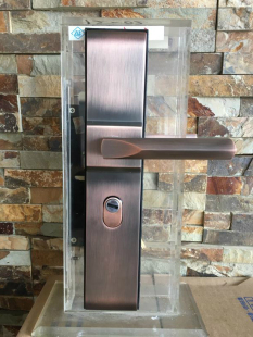 实心手把 保德安豪华型防盗门锁拉手 红古锌合金面板 正品