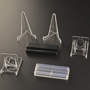 卡砖支架 亚克力透明可调动支架，35PT卡砖底座