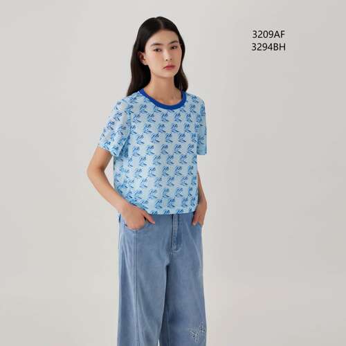 CANDACE 洪*女 春夏 新款 女装 3209AF  休闲 百搭显瘦 上衣 1188