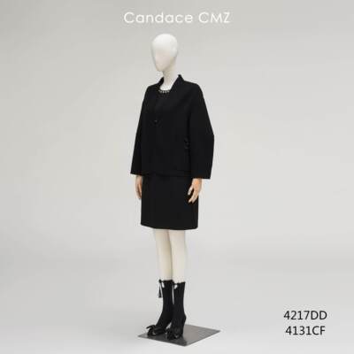 洪秀女 CANDACE 秋冬 新款 女装 4217DD 百搭 双面呢 外套 3588