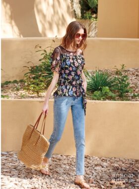 台湾女装 J景 春夏 新款 女装 *U726C  时尚 百搭 显瘦 上衣 1880