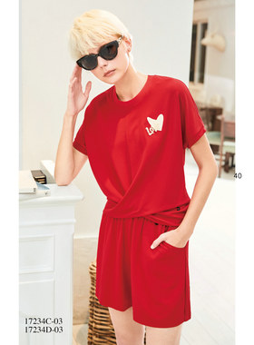 台湾女装 J景 春夏 新款 可议价 17234C 百搭显瘦休闲T恤  1280